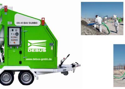 Hochleistungsindustriesauger Modell CS45 EAV DUMBO mit Wagen