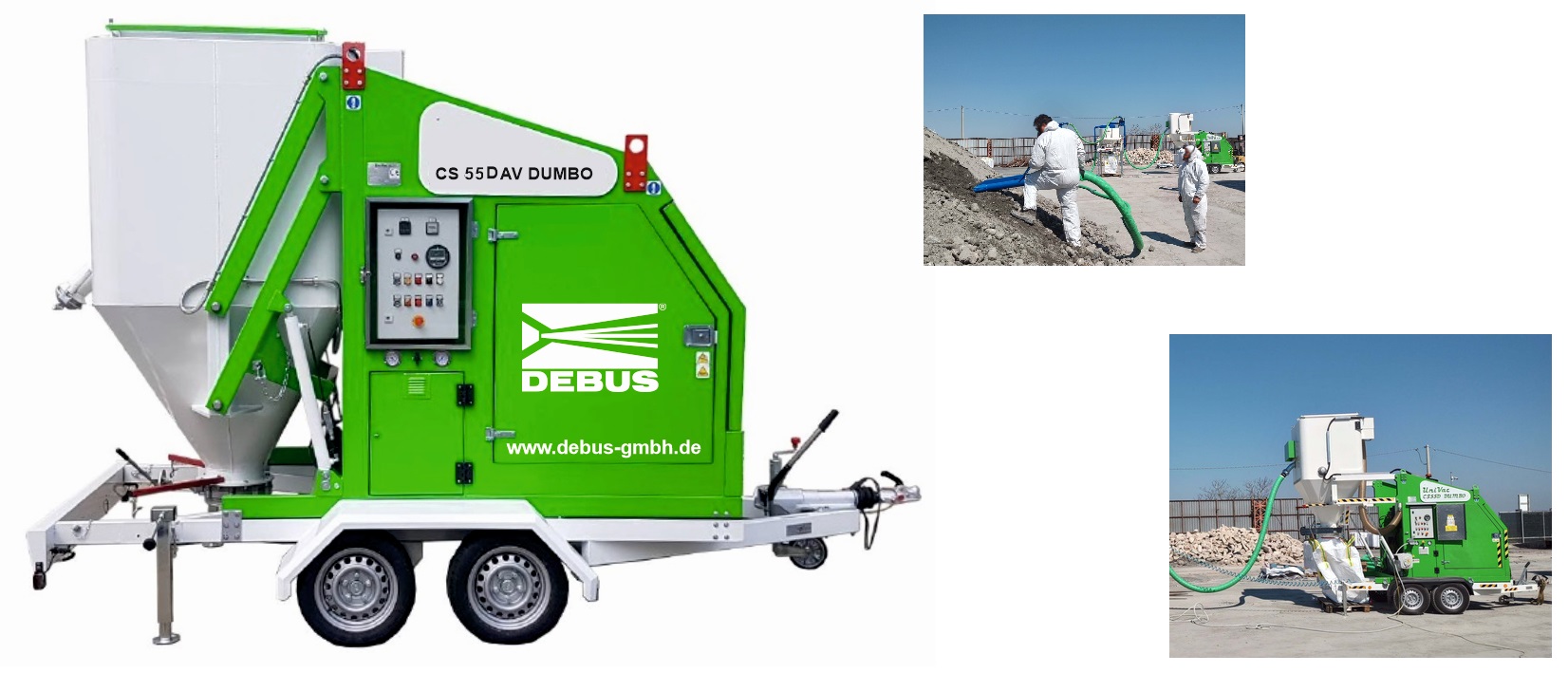 Hochleistungsindustriesauger Modell CS55 DAV DUMBO mit Wagen